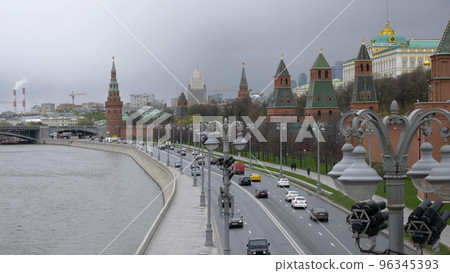 Beautiful view of Moscow Kremlin from the river, Russia Beautiful view of Moscow Kremlin from the river, Russia 96345393