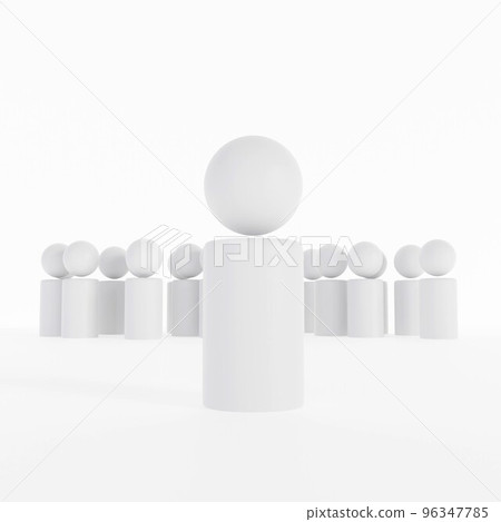 3D背景素材：領導帶領團隊 96347785