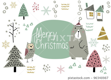 nordic christmas card 96348987