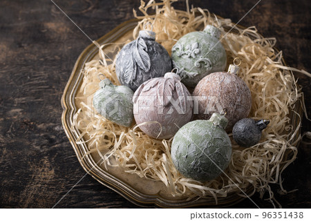 Vintage hand made Christmas a tree ball Vintage hand made Christmas a tree ball 96351438