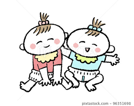 雙胞胎寶貝 雙胞胎寶貝 96351698