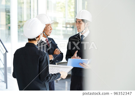 staff in work clothes staff in work clothes 96352347