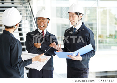staff in work clothes staff in work clothes 96352348