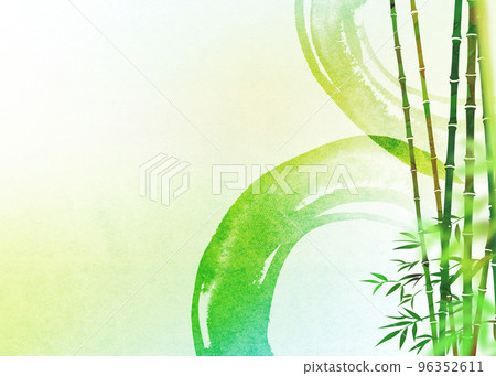 Bamboo grove background material Tanabata 96352611