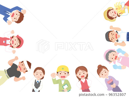 各行各業的人_生氣 96352807