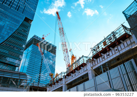 Transforming Tokyo Shibuya Station under construction seen from near the Miyamasuzakashita intersection 2022.10 b-4 Light tone Transforming Tokyo Shibuya Station under construction seen from near the Miyamasuzakashita intersection 2022.10 b-4 Light tone 96353227