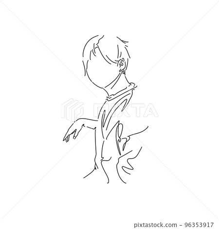 在你有困難時聽你傾訴的溫柔帥哥簡單插畫 在你有困難時聽你傾訴的溫柔帥哥簡單插畫 96353917