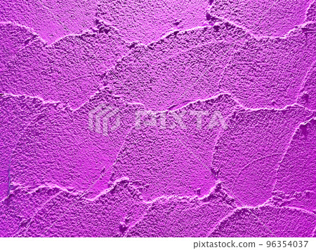 Horizontal background image of the color wall of the purple clay wall with trowel marks 96354037