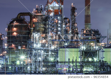 "Kanagawa Prefecture" Kawasaki Factory Night View 96354854