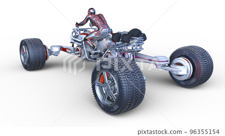 Cyberman riding a buggy 96355154