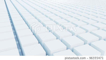 大量立方體框白色克隆摘要 96355471