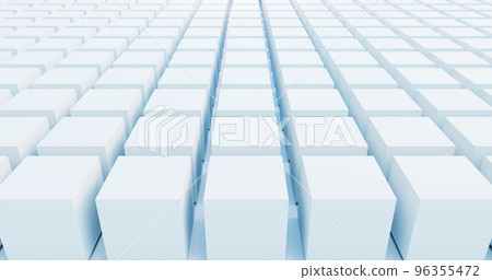 排列立方體簡單的無機白色 3DCG 渲染 排列立方體簡單的無機白色 3DCG 渲染 96355472