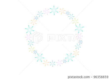 Snow crystal frame Snow crystal frame 96356659