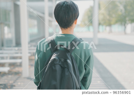 back view, College Student, college student 96356901
