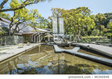 Kusanagi Square scenery with a model sailing ship 96360846