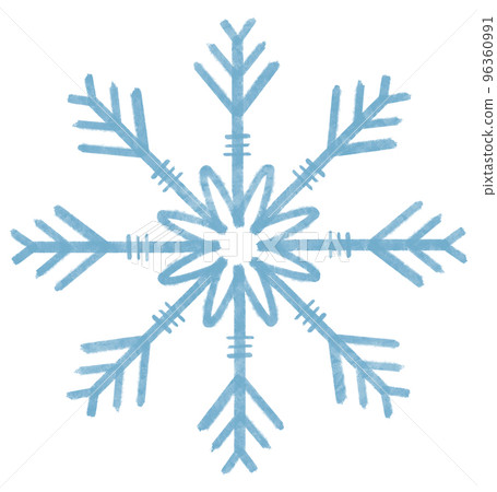 Snow crystal illustration Snow crystal illustration 96360991