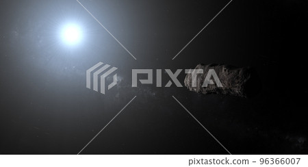 Oumuamua, interstellar object, orbiting in the outer space Oumuamua, interstellar object, orbiting in the outer space 96366007