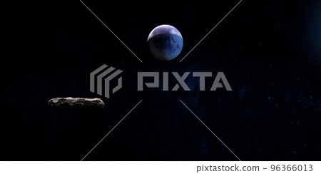 Oumuamua, interstellar object, orbiting in the outer space near a unknown planet Oumuamua, interstellar object, orbiting in the outer space near a unknown planet 96366013