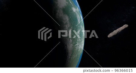Oumuamua, interstellar object, orbiting around earth planet Oumuamua, interstellar object, orbiting around earth planet 96366015