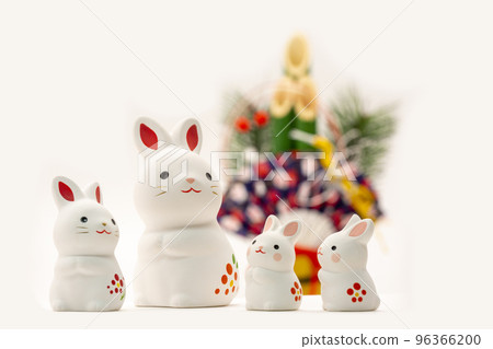 兔子土鐘和門松 96366200