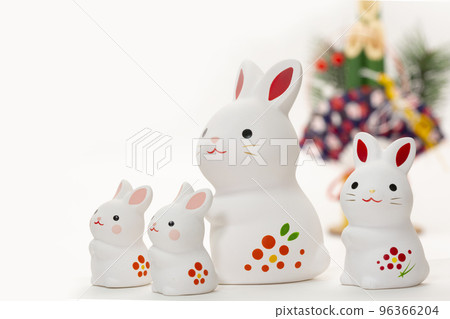 兔子土鐘和門松 96366204