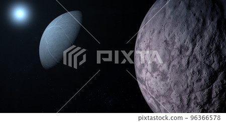 225088 Gonggong dwarf planet with Eris planet 96366578