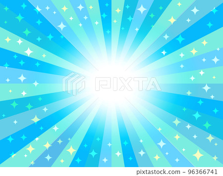 Glitter highlighting line _ sunburst _ blue Glitter highlighting line _ sunburst _ blue 96366741
