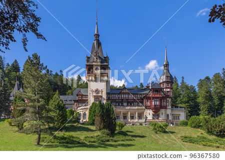Peles Castle was international project: Italian and Czech masons, Sinaia, Romania 96367580