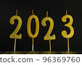 Holiday background Happy New Year 2023 96369760