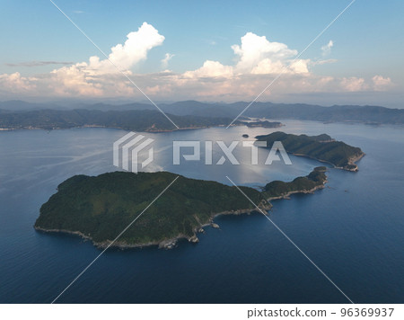 愛媛縣八幡濱市大島黃昏 愛媛縣八幡濱市大島黃昏 96369937