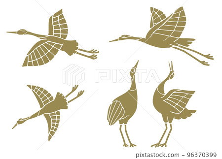 金鶴簡單插畫集 96370399