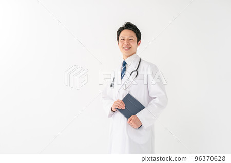 醫生男性白背 96370628