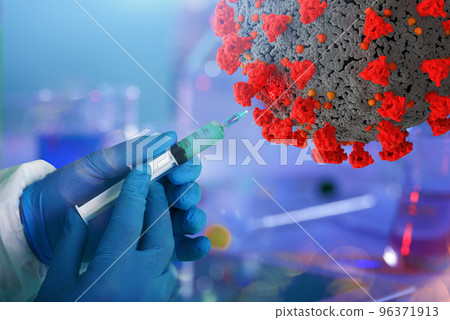 Medical study of vaccine against covid-19 virus infection 96371913