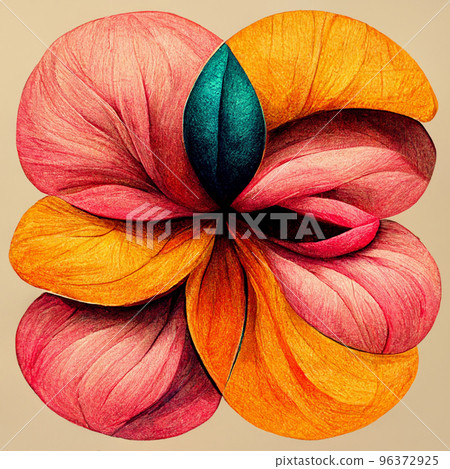 Watercolor art background. Digital generated wallpaper design with flower paint brush line art. Watercolor art background. Digital generated wallpaper design with flower paint brush line art. 96372925