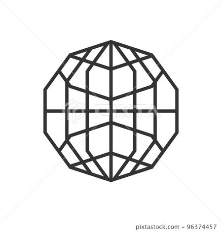 Globe vector logo. Earth planet symbol. 96374457