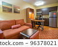 USA, luxury hotel room with kitchen 96378021