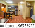 USA, luxury hotel room with kitchen 96378022