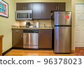 USA, luxury hotel room with kitchen 96378023