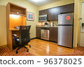 USA, luxury hotel room with kitchen 96378025
