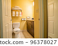 USA, luxury hotel room, toilet, shower room 96378027