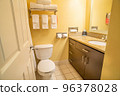 USA, luxury hotel room, toilet, shower room 96378028