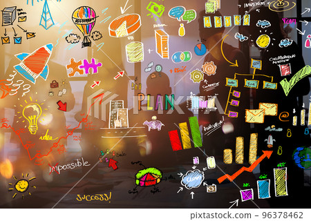 Business people that work together on new projects Business people that work together on new projects 96378462