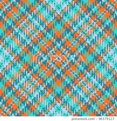 Texture textile pattern. Background seamless fabric. Tartan plaid check vector. 96379127