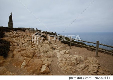 Photo of Cape Roca in Portugal, the westernmost point of the Eurasian Continent Photo of Cape Roca in Portugal, the westernmost point of the Eurasian Continent 96380114