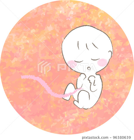 寶寶在肚子里長大的胎兒早產兒 96380639
