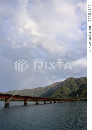 京都丹後鐵道 由良川橋 96381142
