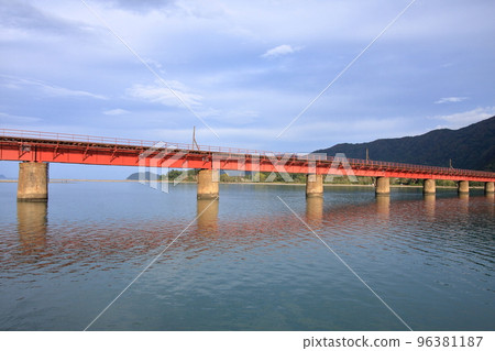 Kyoto Tango Railway Yuragawa Bridge Kyoto Tango Railway Yuragawa Bridge 96381187