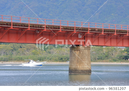 Kyoto Tango Railway Yuragawa Bridge Kyoto Tango Railway Yuragawa Bridge 96381207
