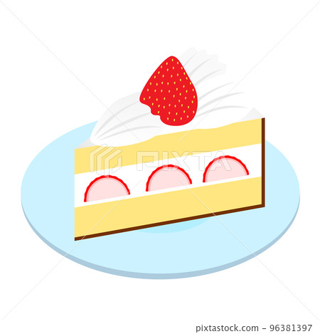 shortcake on a plate 96381397