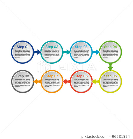 Vector circle infographic. Business diagrams, presentations and charts. Background. Vector circle infographic. Business diagrams, presentations and charts. Background. 96381554